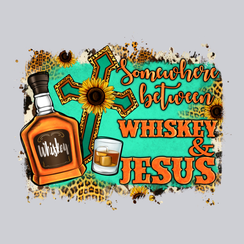 Somewhere Between Whiskey And Jesus Heavyweight Sweatshirt by Jasminsmagicworld | Teevron