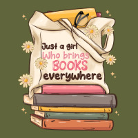 Just A Girl Who Brings Books Everywhere Classic Tee | Teevron