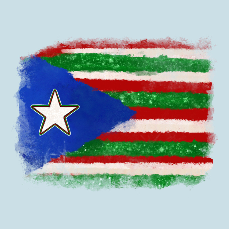 Mexico And Puerto Rico Flag Ladies Tee by texasbilliewilder | Teevron