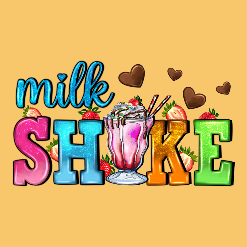 Milk Shake With Chocolate Heart Vintage Hoodie by AdoDesignShop | Teevron