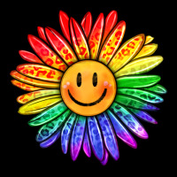 Rainbow Smiley Face Sunflower Urban Hoodie | Teevron