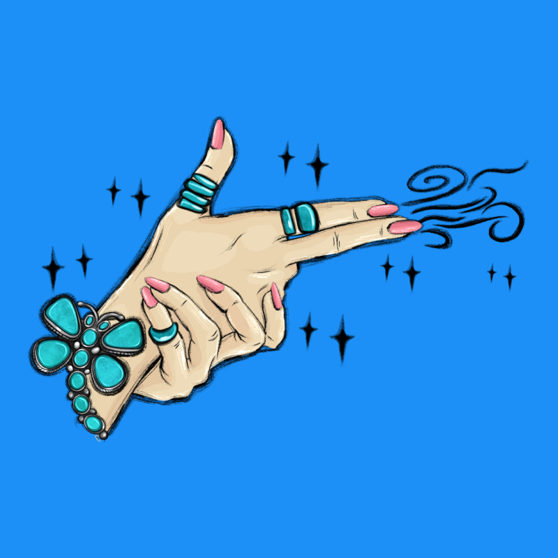 Western Turquoise Gun Hand Classic Tee by MaliasSmallBusiness | Teevron