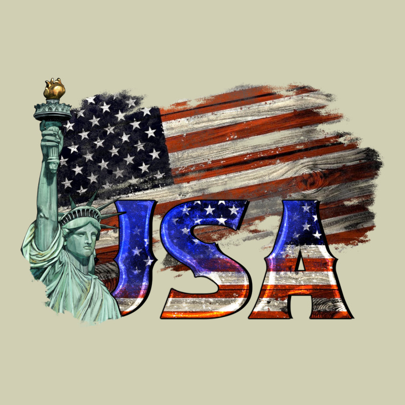 Usa  Statue Of Liberty Heavy Core Tee by BarkalooDesign | Teevron