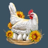 Perched Chicken With Sunflowers Urban Heavy Tee | Teevron