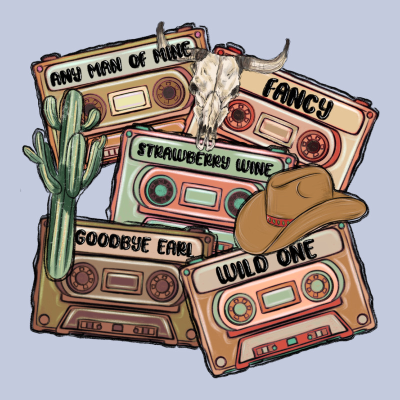 90s Country Cassette Tapes Long Sleeve Tee by MaliasSmallBusiness | Teevron
