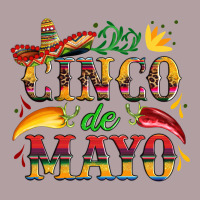 Cinco De Mayo With Pepper And Sombrero Vintage Hoodie | Teevron
