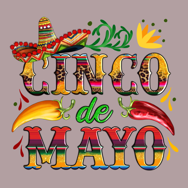 Cinco De Mayo With Pepper And Sombrero Vintage Hoodie by Artiststas | Teevron