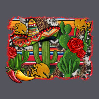 Mexican Cacti Background Vintage Hoodie | Teevron