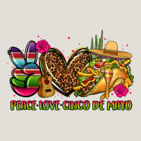 Peace Love Cinco De Mayo Heavy Core Tee | Teevron