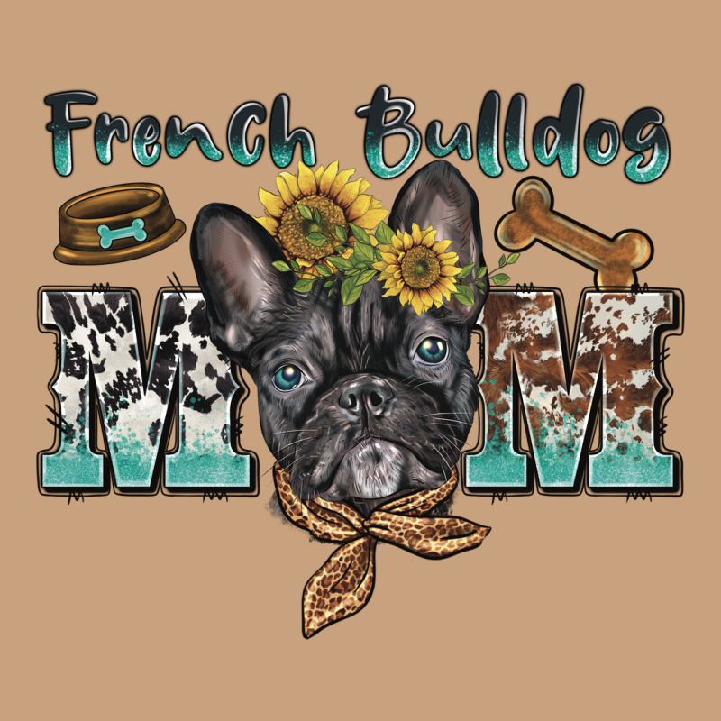 French Bulldog Mom Vintage Tee by BarkalooDesign | Teevron