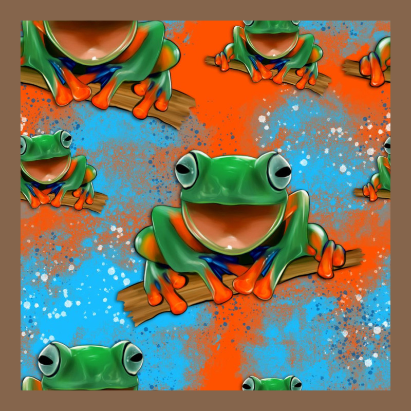 Funny Frogs Seamless Pattern Premium Tee by HRA Design Shop | Teevron