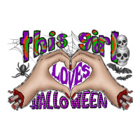 This Girl Loves Halloween Premium Tee | Teevron