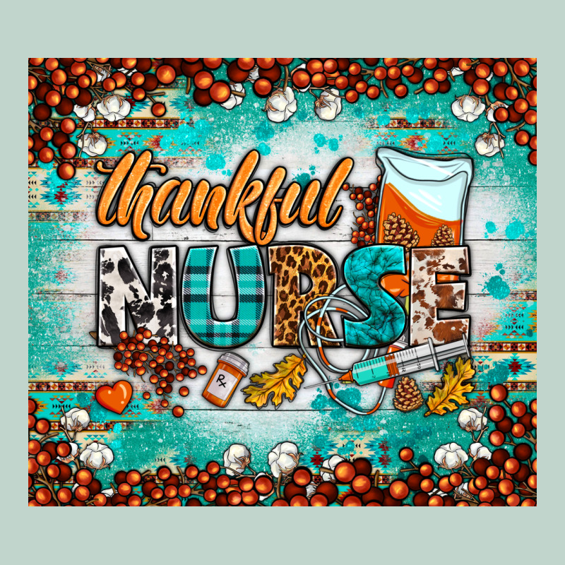 Thankful Nurse Fall Tumbler Zipper Hoodie by BundleAndBundleShop | Teevron