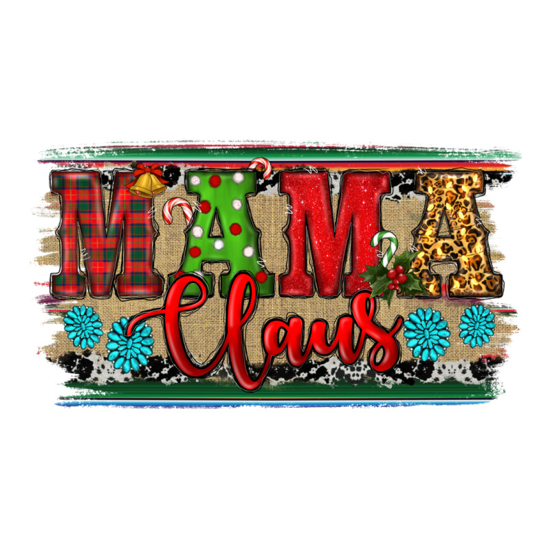 Christmas Western Mama Claus Ladies Tee by RanaPortraitStore | Teevron