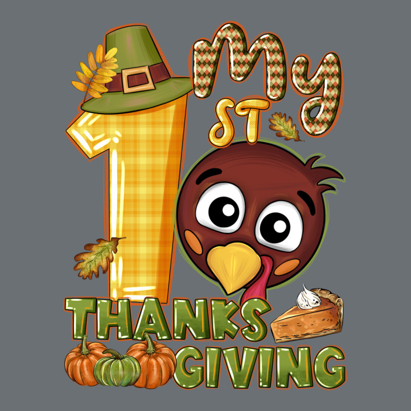 My 1st Thanksgiving With Turkey Premium Hoodie by NancyCooperArtShop | Teevron