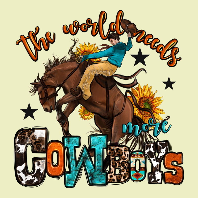 The World Needs More Cowboys Urban Hoodie by OliviaCreatesArt | Teevron