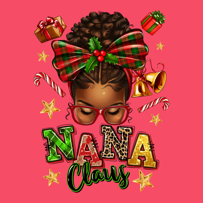 Nana Claus Afro Messy Bun Premium Sweatshirt by texasbilliewilder | Teevron