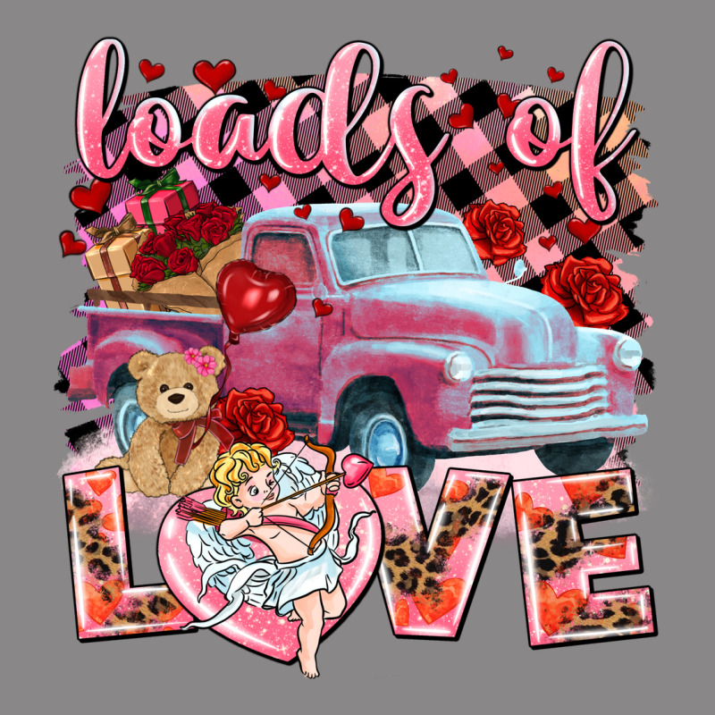 Loads Of Love Valentines Day Truck Vintage Tee by NancyCooperArtShop | Teevron