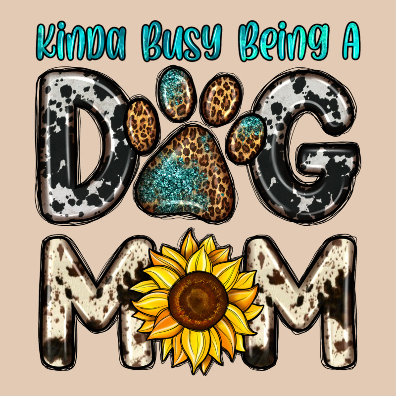 Kinda Busy Being A Dog Mom Urban Hoodie by OliviaCreatesArt | Teevron