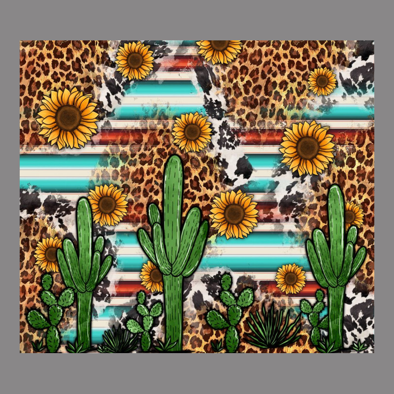 Western Cactus And Sunflowers Vintage Tee by Jasminsmagicworld | Teevron