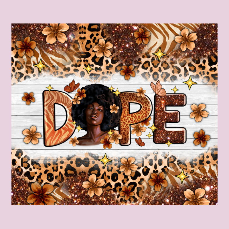 Dope Melanin Ladies Tee by Zillion Design Studio | Teevron
