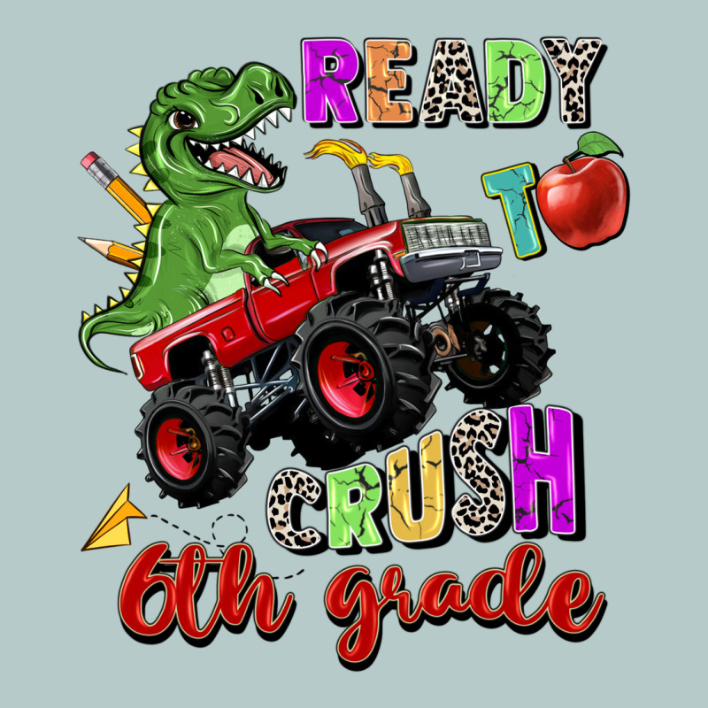 Ready To Crush 6th Grade Heavy Core Tee by Zillion Design Studio | Teevron