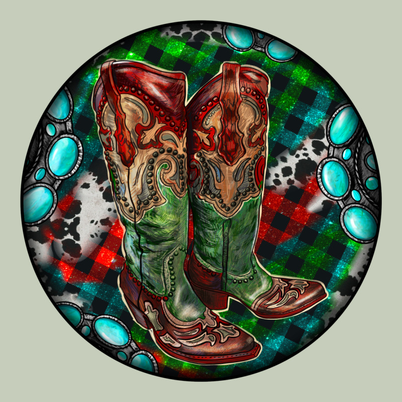 Christmas Cowboy Boots Ladies Tee by RanaPortraitStore | Teevron