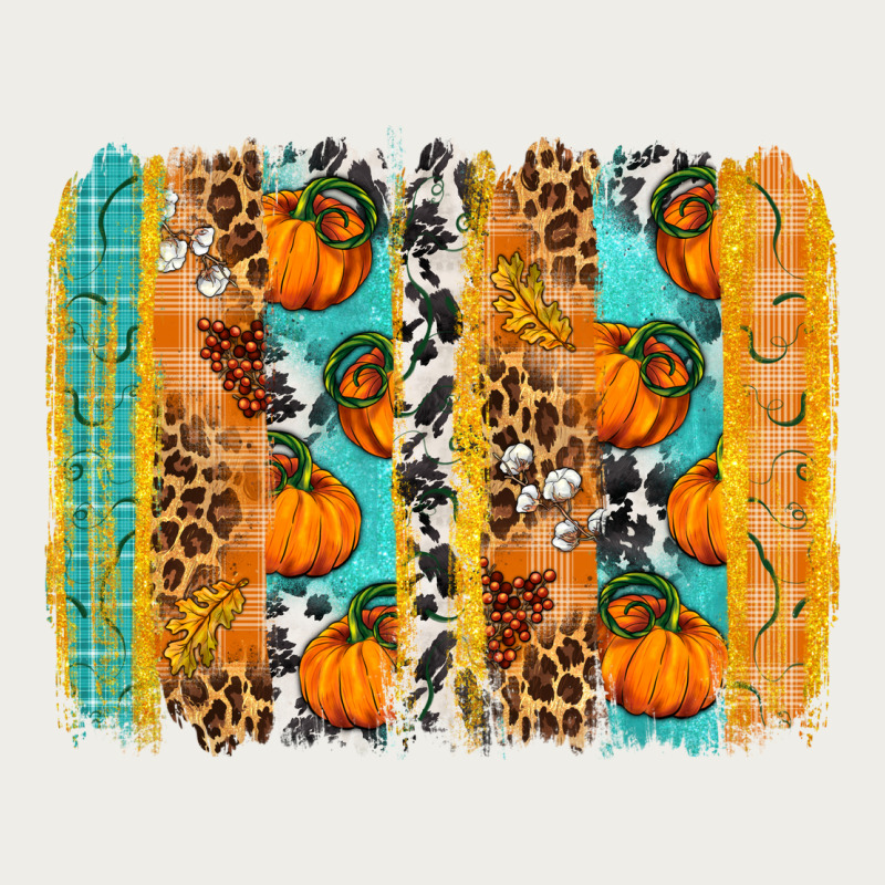 Fall Pumpkin Brushstroke Zipper Hoodie by BundleAndBundleShop | Teevron