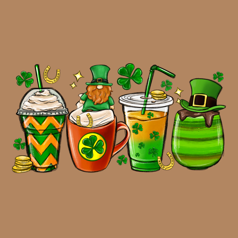 St. Patricks Day Coffee Cups Long Sleeve Tee by MaliasSmallBusiness | Teevron