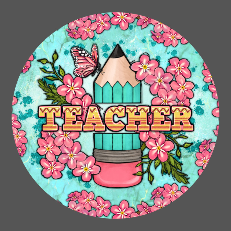 Teacher Floral Pencil Round Earring Zipper Hoodie by BundleAndBundleShop | Teevron