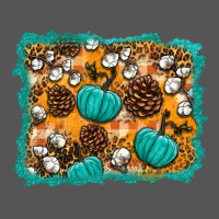 Fall Pumpkin Distressed Background Zipper Hoodie | Teevron