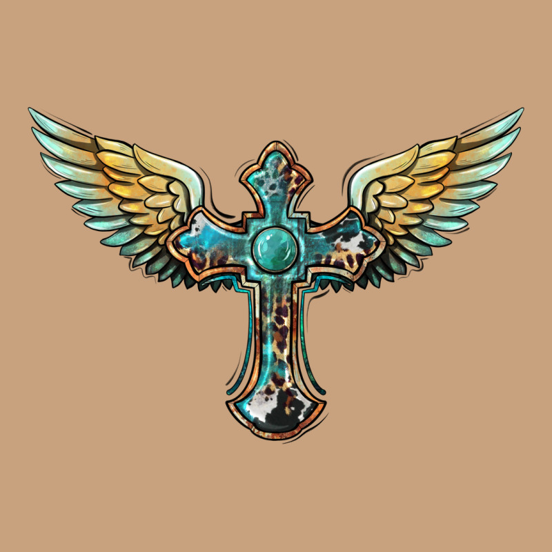Western Cross Wings Vintage Tee by BarkalooDesign | Teevron