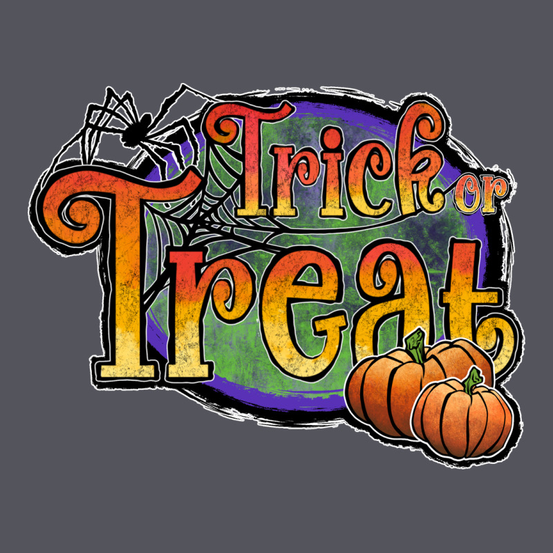 Trick Or Treat Black Vintage Hoodie by JahusDesignShop | Teevron