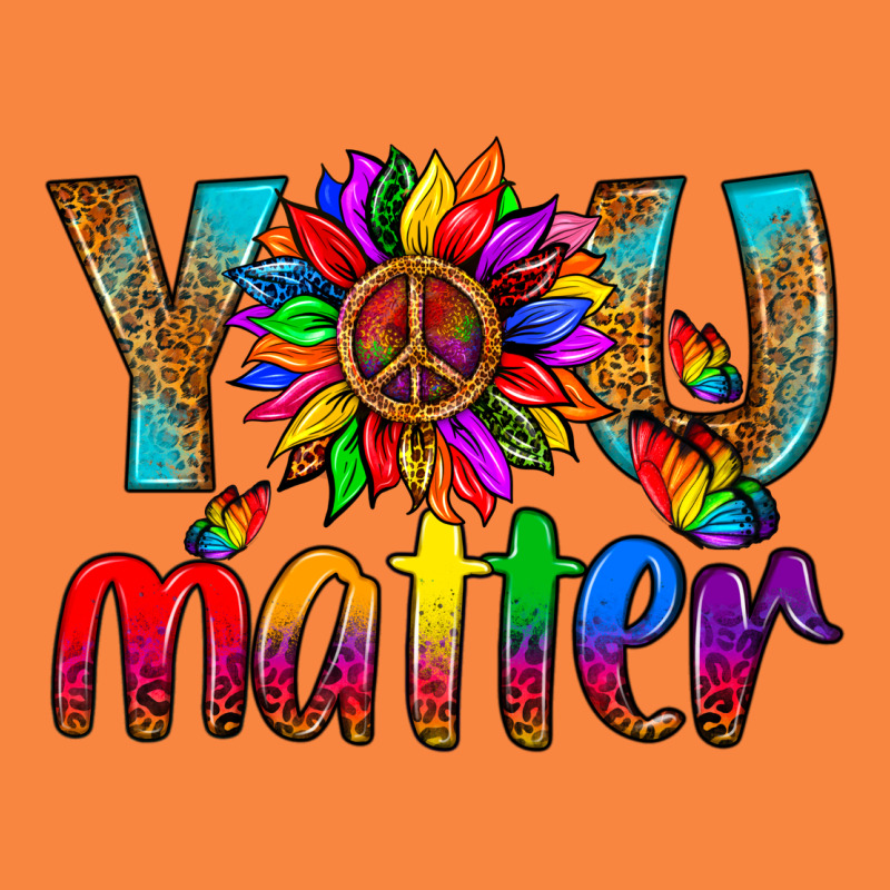 Lgbtq+ You Matter With Leopard Premium Sweatshirt by NancyCooperArtShop | Teevron