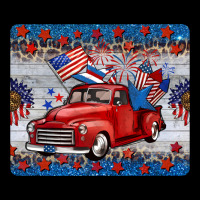 American Truck 4th Of July Mousepad Heavy Core Tee | Teevron