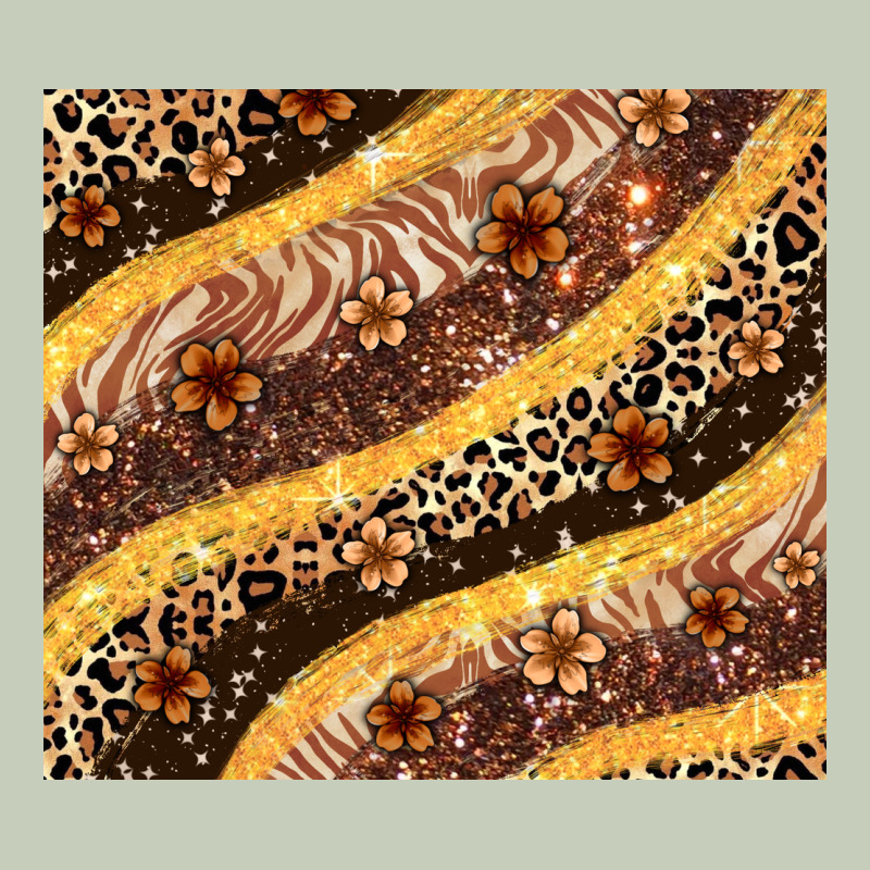Melanin Leopard Glitter Ladies Tee by Zillion Design Studio | Teevron