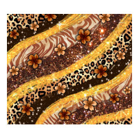 melanin leopard glitter | Teevron