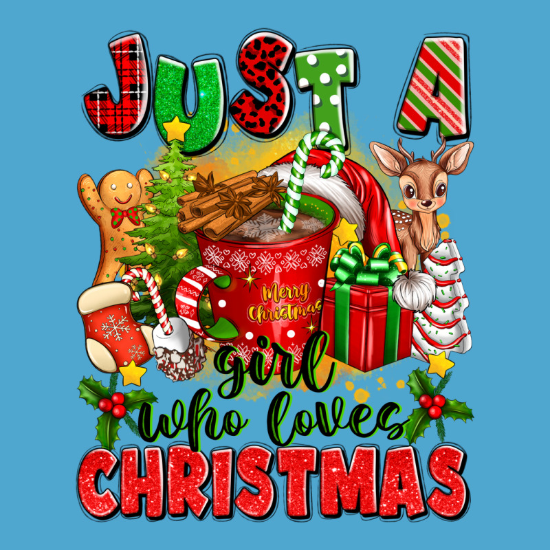 Just A Girl Who Loves Christmas Premium Hoodie by texasbilliewilder | Teevron