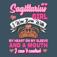 As A Sagittarius Girl I Was Born With My Heart On My Sleeve And  Mouth Urban Heavy Tee | Teevron