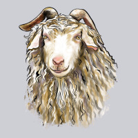 Angora Goat Face Heavyweight Sweatshirt | Teevron