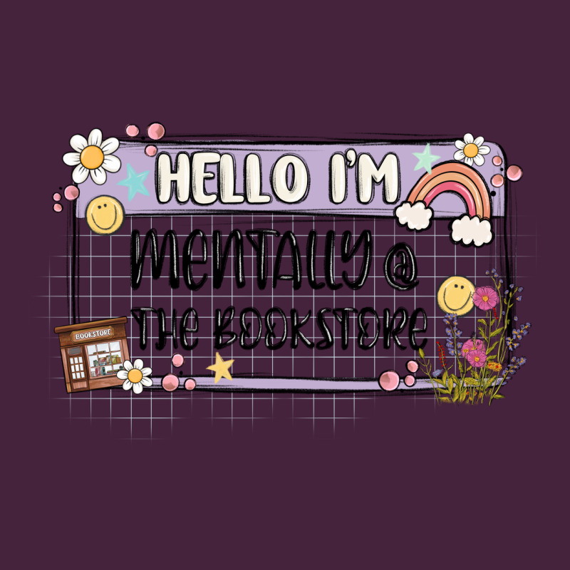 Hello Im Mentally At The Bookstore Long Sleeve Tee by MaliasSmallBusiness | Teevron