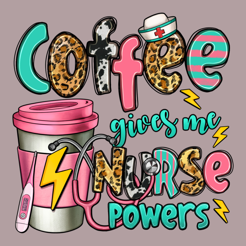 Coffee Gives Me Nurse Powers Vintage Hoodie by Jasminsmagicworld | Teevron