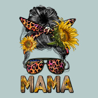Mess Bun Mama Sunflowers Heavy Core Tee | Teevron
