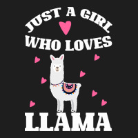Llama Just A Girl Who Loves Llamas Heavyweight Hoodie | Teevron