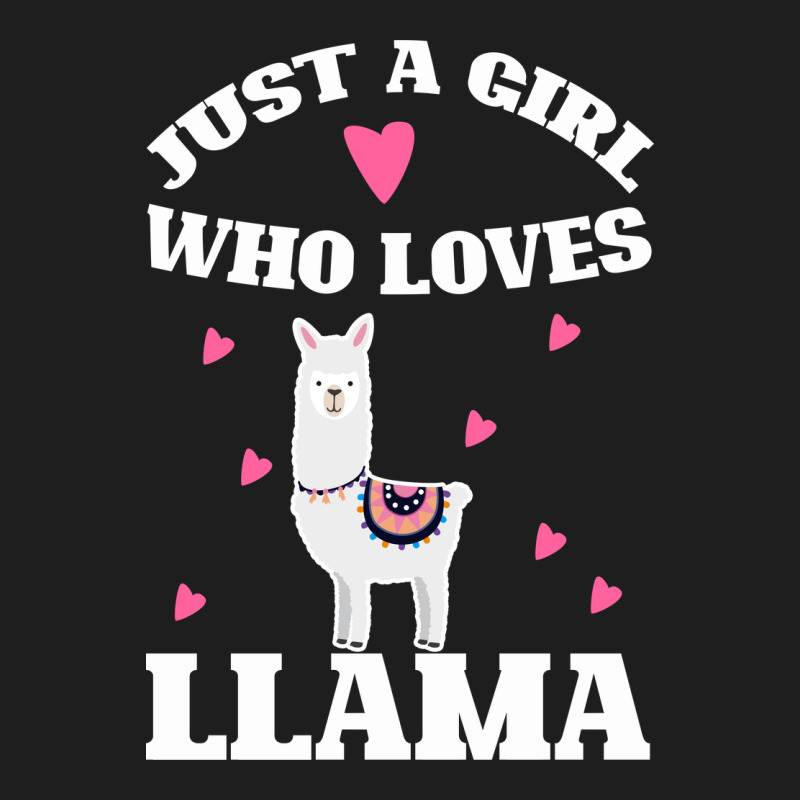 Llama Just A Girl Who Loves Llamas Heavyweight Hoodie by Bettercallsaul | Teevron