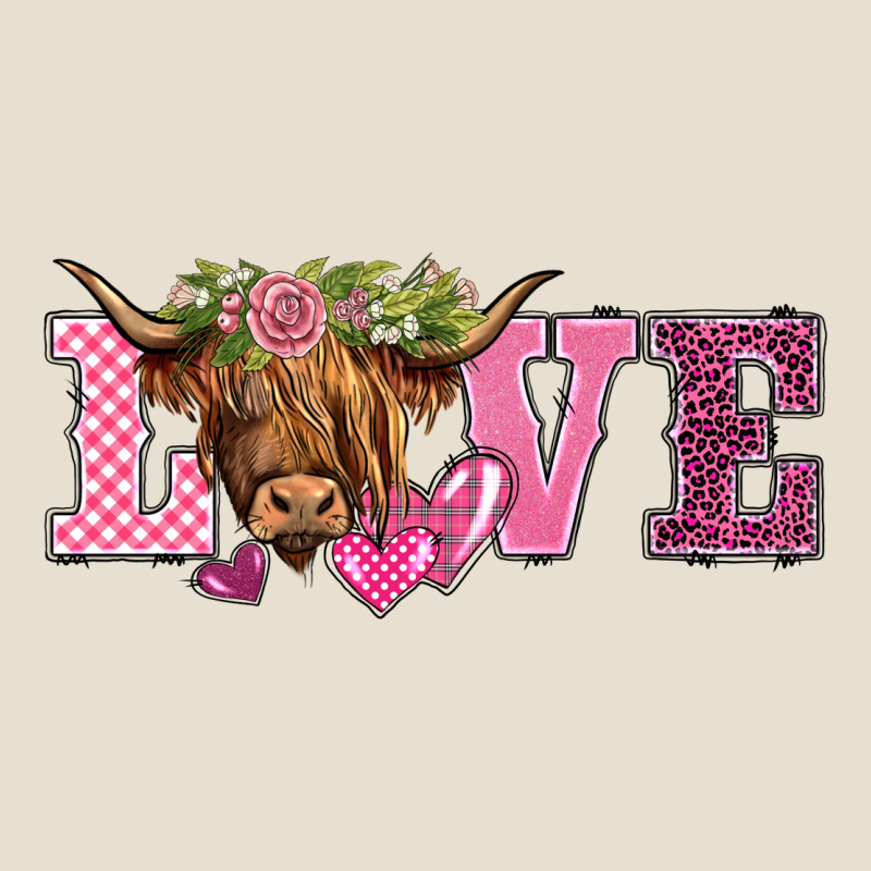 Valentine's Day Love Highland Cow Urban Heavy Tee by BarkalooDesign | Teevron