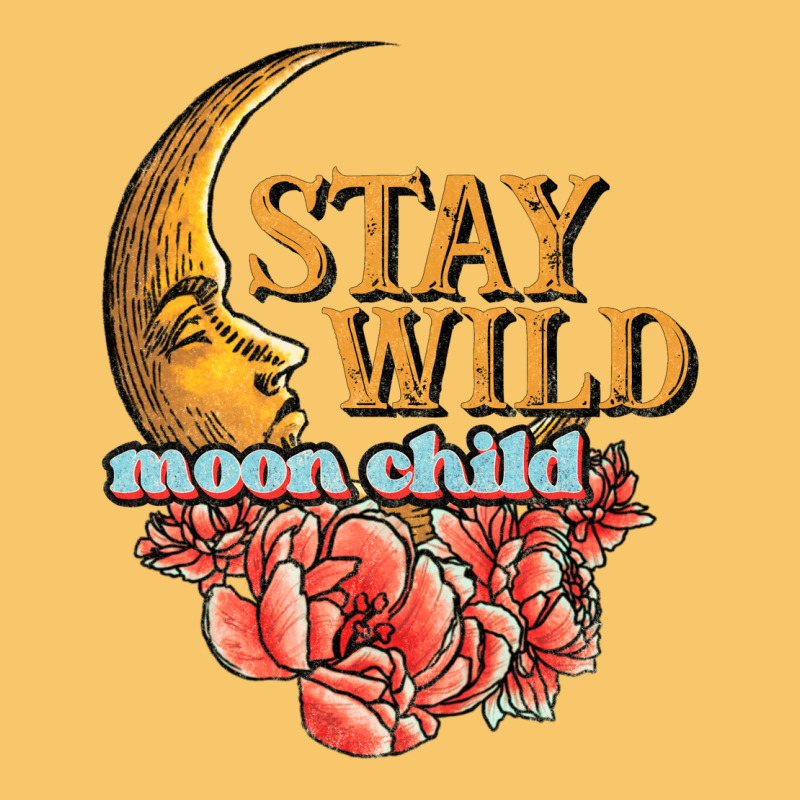 Stay Wild Moon Child Vintage Hoodie by JahusDesignShop | Teevron