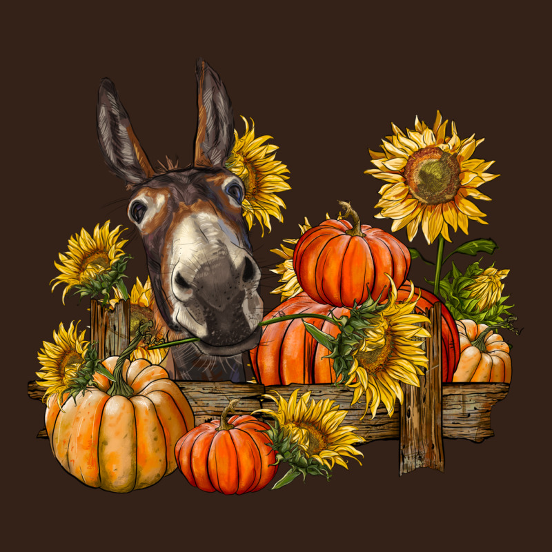 Donkey Sunflower And Pumpkin Farm Heavy Core Tee by BarkalooDesign | Teevron