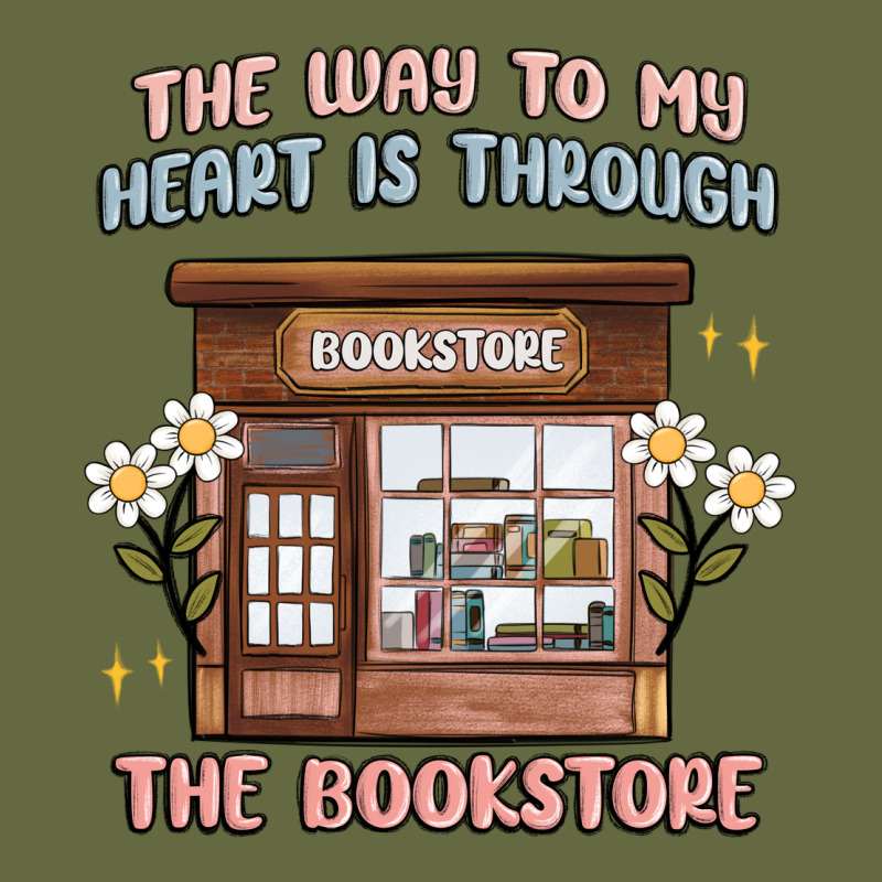 The Way To My Heart Is Through The Bookstore Long Sleeve Tee by MaliasSmallBusiness | Teevron