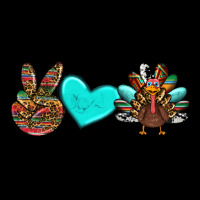 Peace Love Thanksgiving Turkey Ladies Tee | Teevron